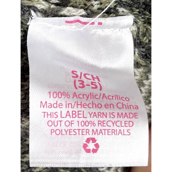 Camouflage Open Front Cardigan Sweater Green Size Small No Boundaries - Picture 5 of 6